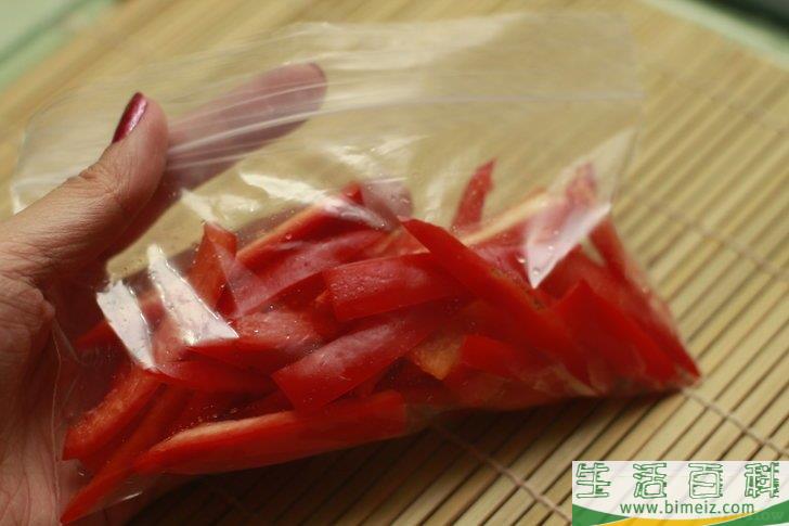 如何冷冻红辣椒或甜辣椒