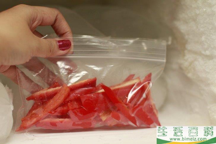 如何冷冻红辣椒或甜辣椒