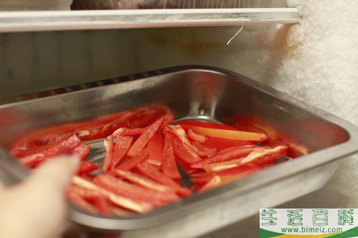 如何冷冻红辣椒或甜辣椒
