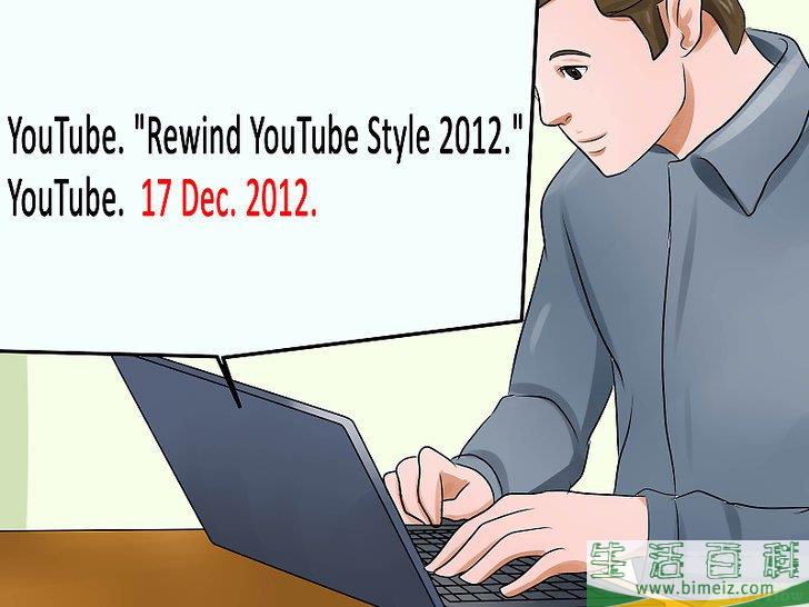 如何用MLA格式引用Youtube视频
