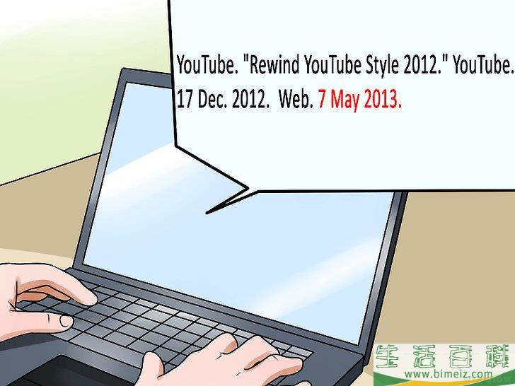 如何用MLA格式引用Youtube视频
