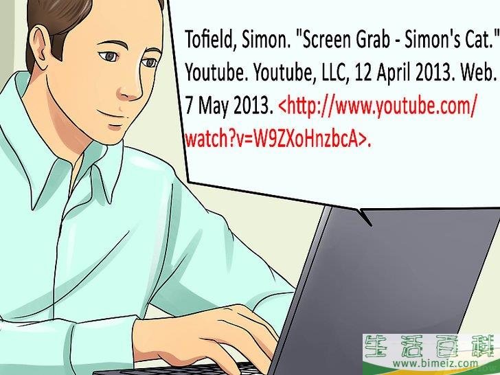 如何用MLA格式引用Youtube视频