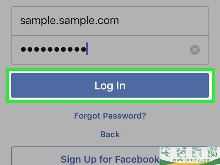 如何登录Facebook