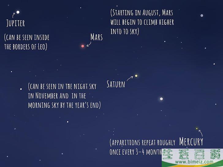 怎么在夜空中寻找行星