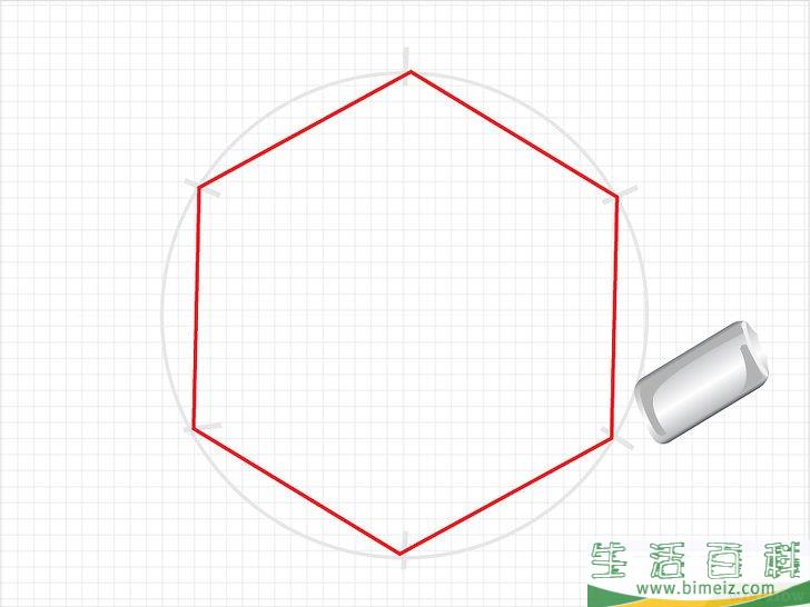 怎么画六边形