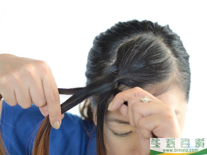 怎么编刘海