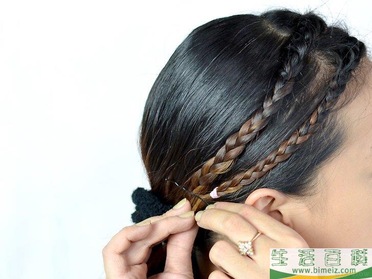 怎么编刘海