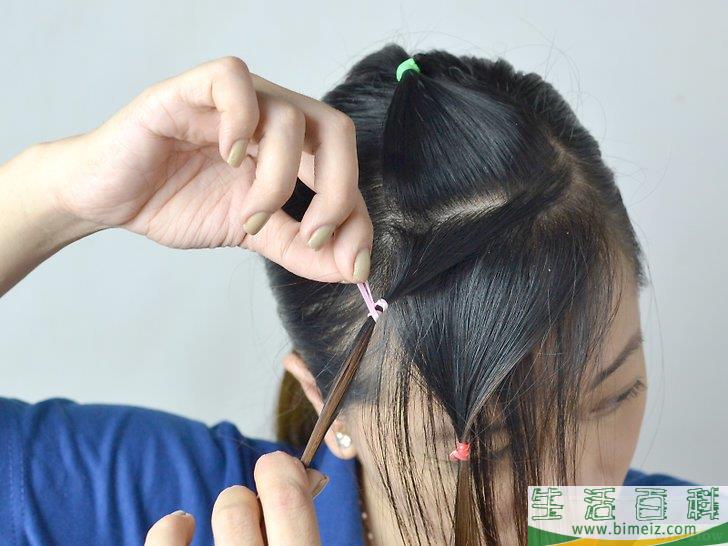 怎么编刘海