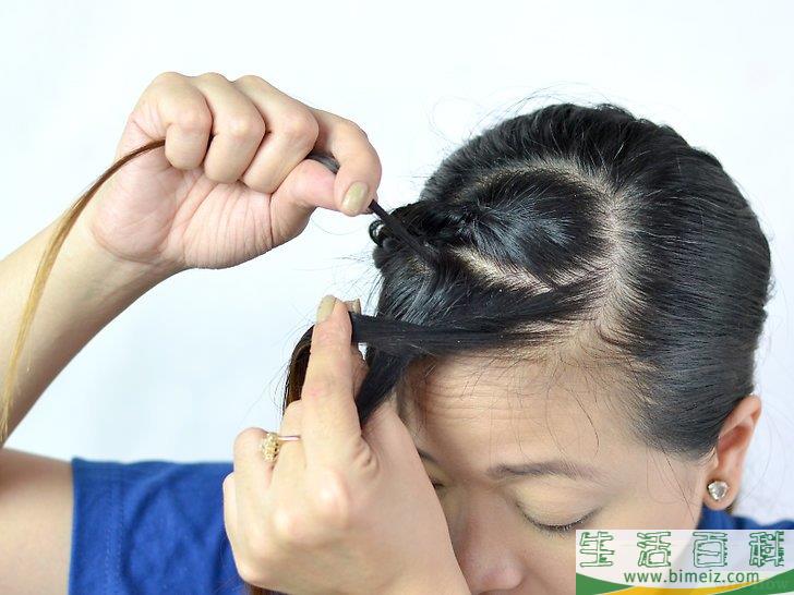 怎么编刘海