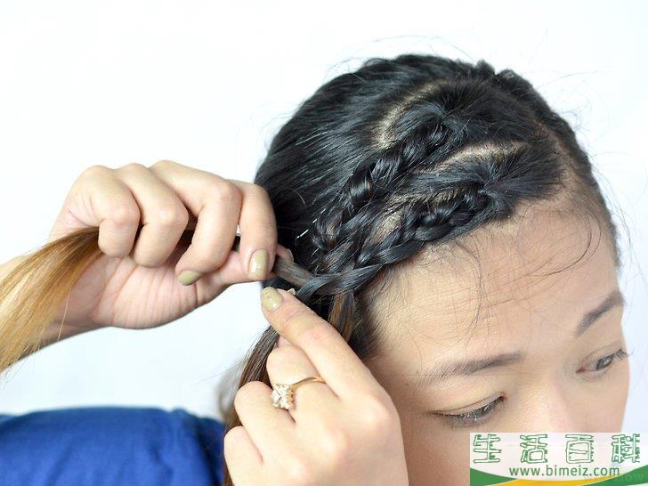 怎么编刘海
