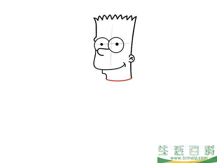 怎么画巴特辛普森