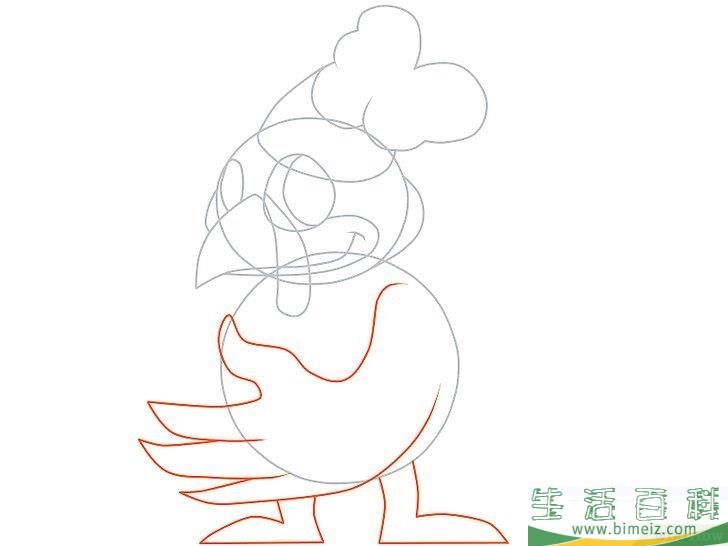 怎么画一只火鸡