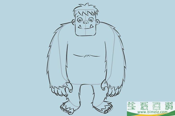 怎么画怪兽