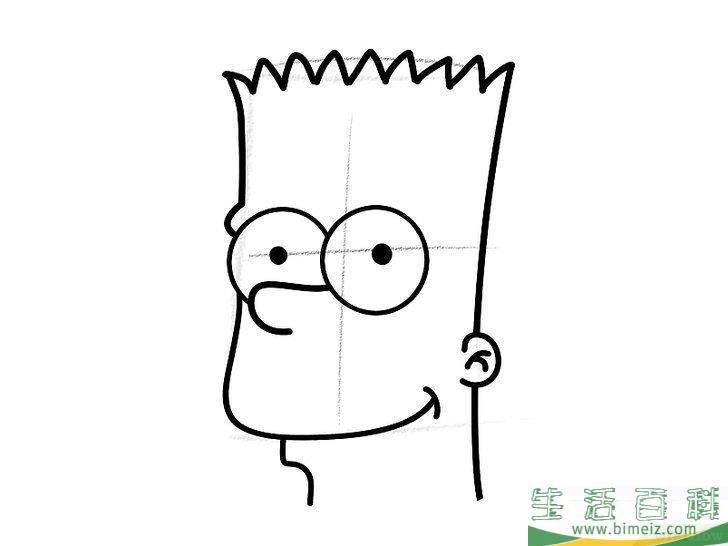 怎么画巴特辛普森