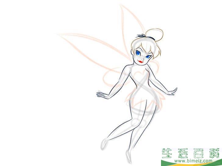 怎么画叮当小仙女