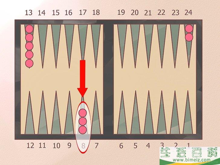 怎么摆好西洋双陆棋棋盘