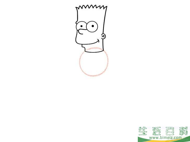 怎么画巴特辛普森