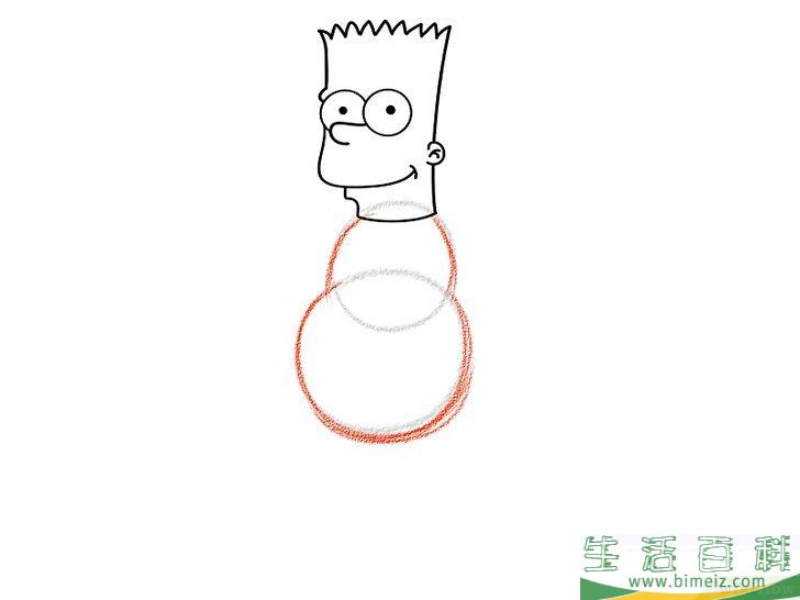 怎么画巴特辛普森