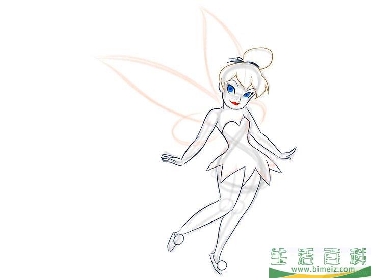 怎么画叮当小仙女