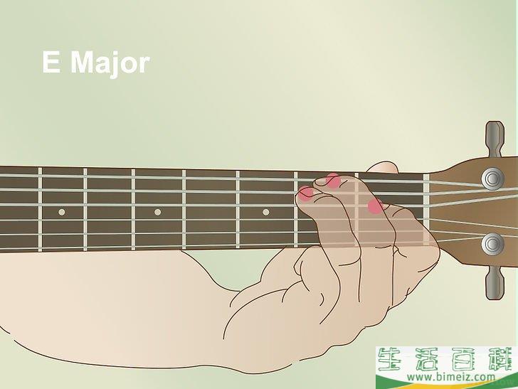 怎么弹吉他和弦