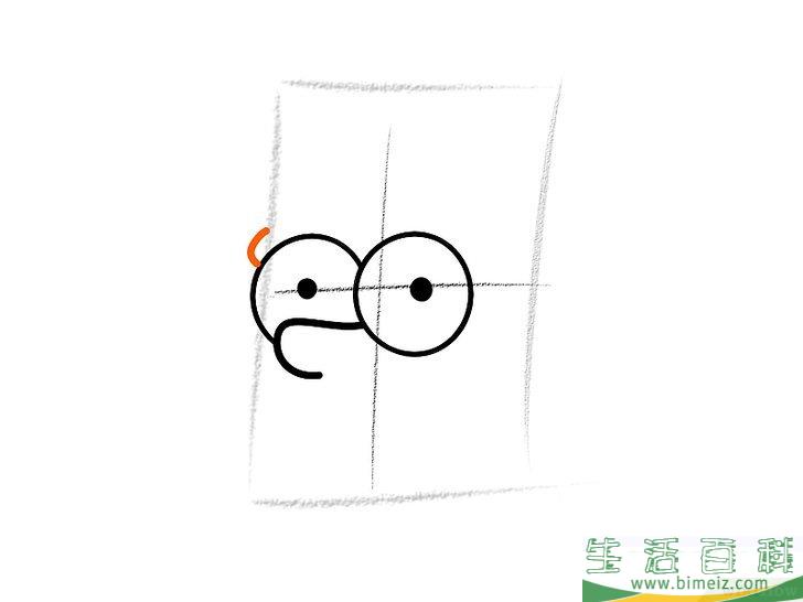 怎么画巴特辛普森