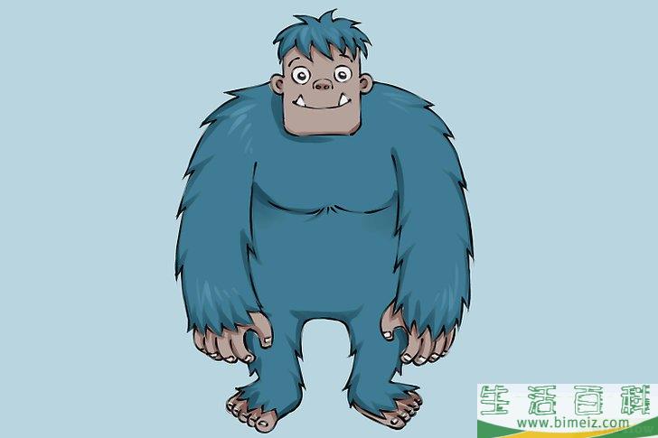 怎么画怪兽