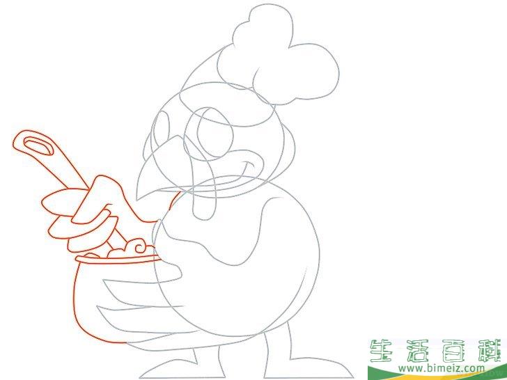 怎么画一只火鸡