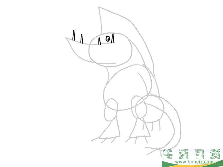 怎么画怪兽