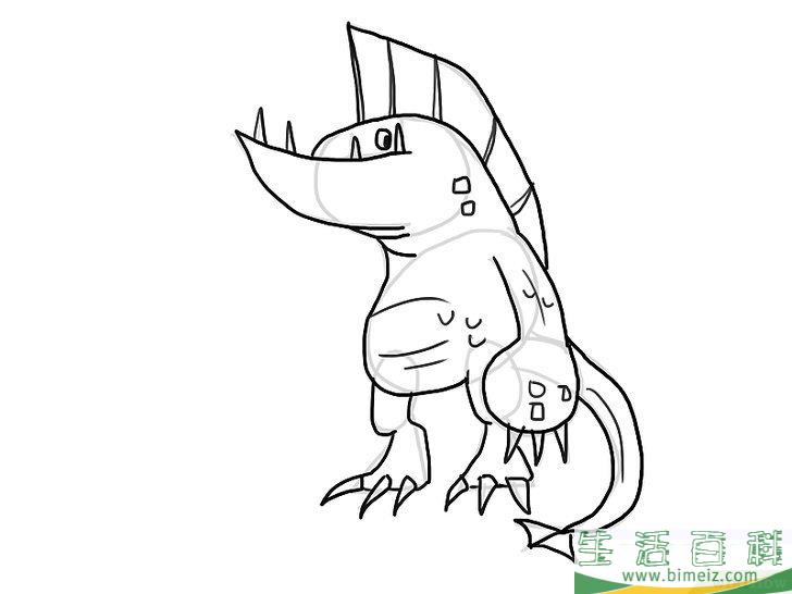 怎么画怪兽