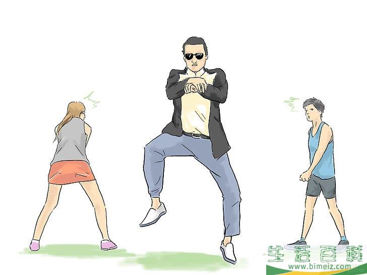 怎么跳江南style骑马舞