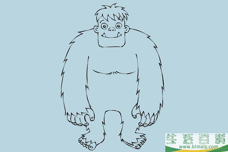 怎么画怪兽