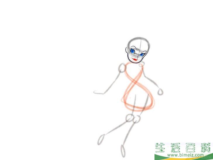 怎么画叮当小仙女
