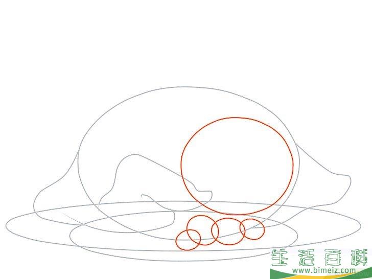 怎么画一只火鸡