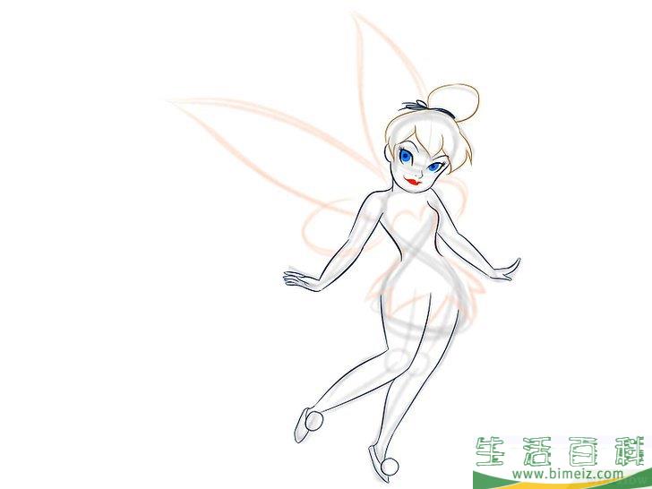 怎么画叮当小仙女