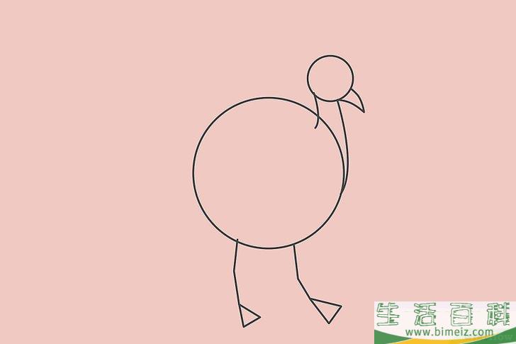 怎么画一只火鸡