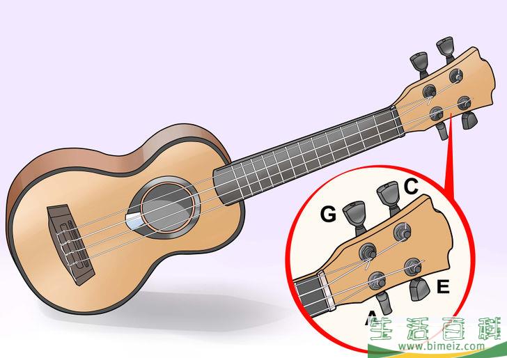 怎么给尤克里里调音