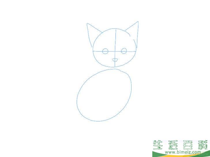 怎么画猫咪