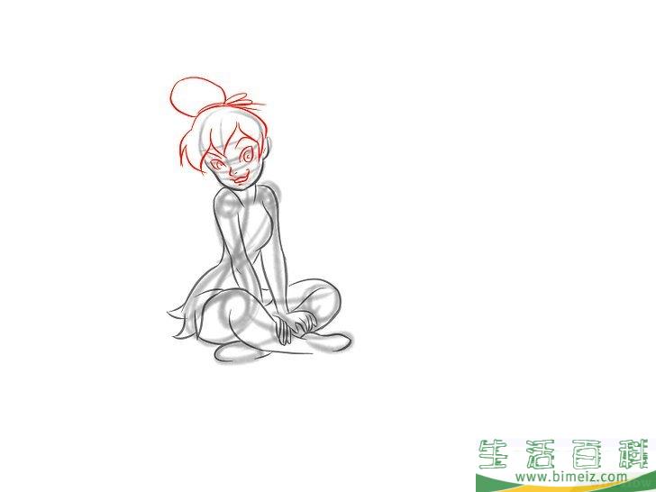 怎么画叮当小仙女