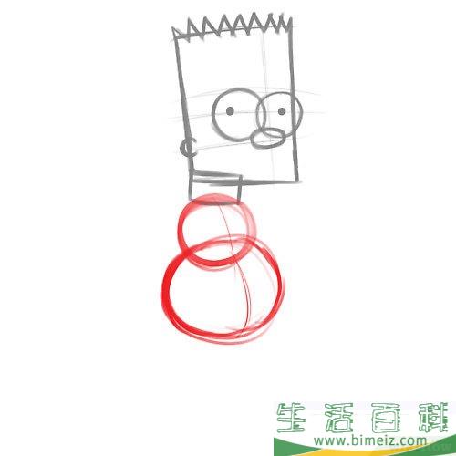 怎么画巴特辛普森