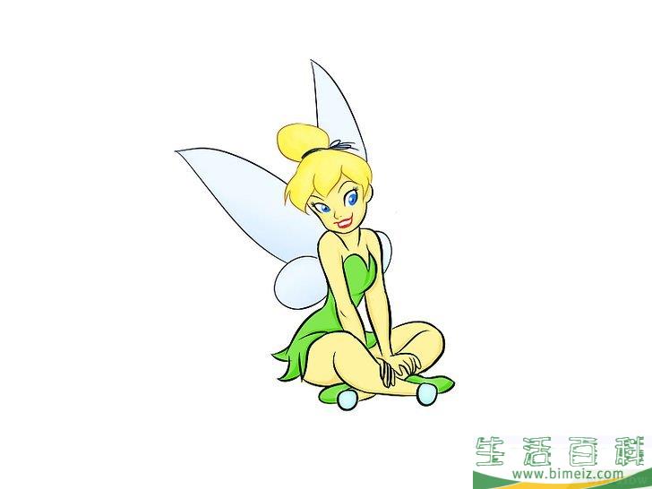 怎么画叮当小仙女