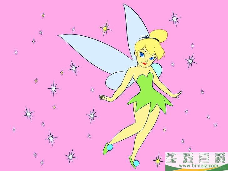 怎么画叮当小仙女