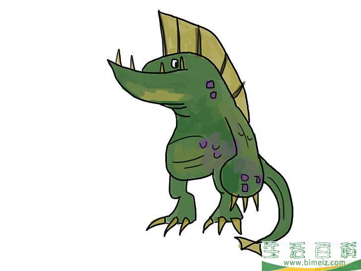 怎么画怪兽