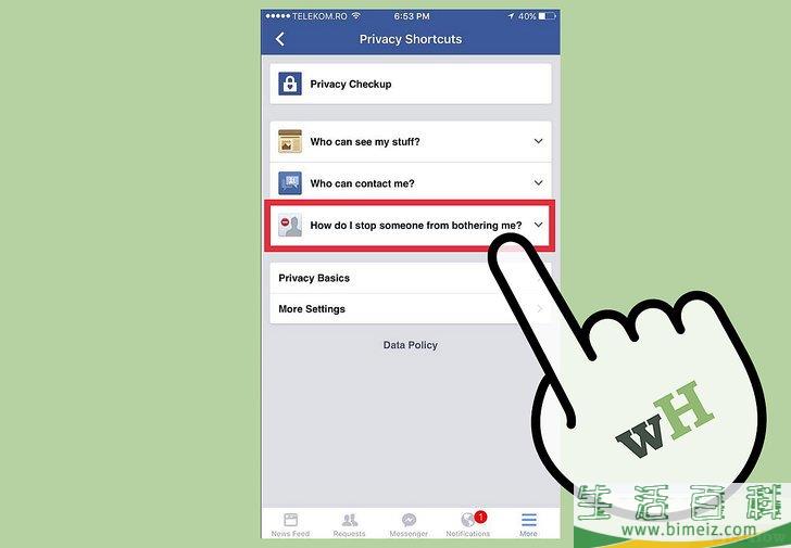 怎么在Facebook上控制给你发送消息的用户