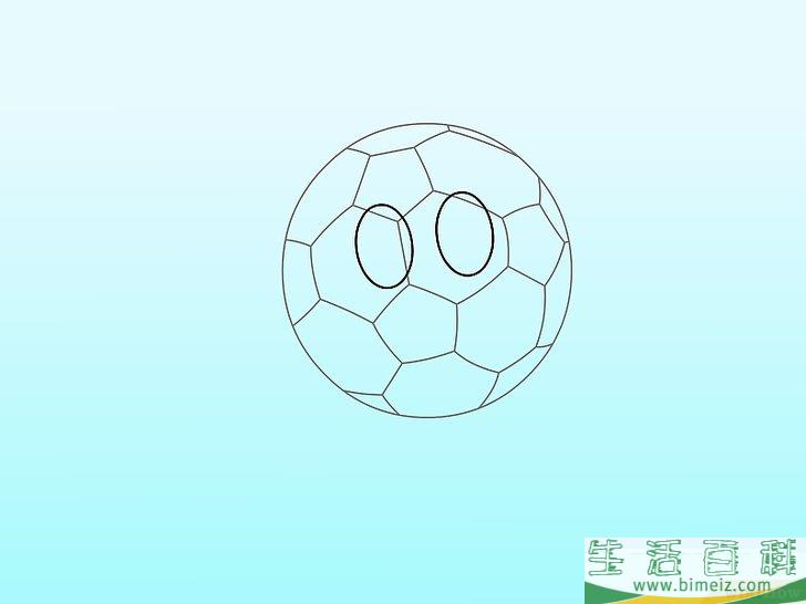 怎么用三种方法画足球