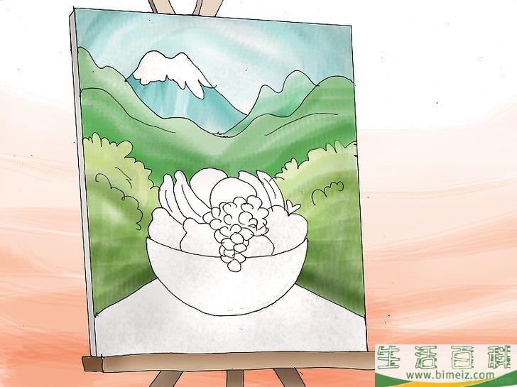 怎么创作压克力彩画