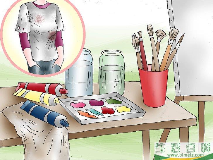 怎么创作压克力彩画