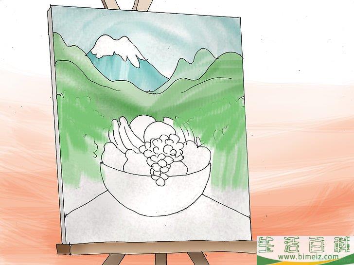 怎么创作压克力彩画