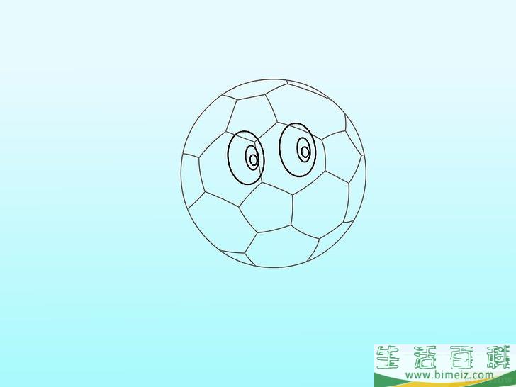 怎么用三种方法画足球