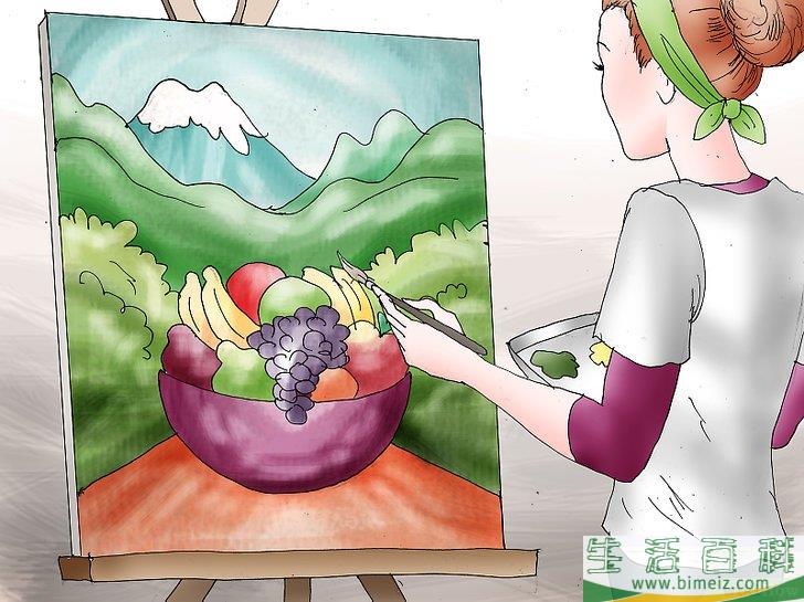 怎么创作压克力彩画