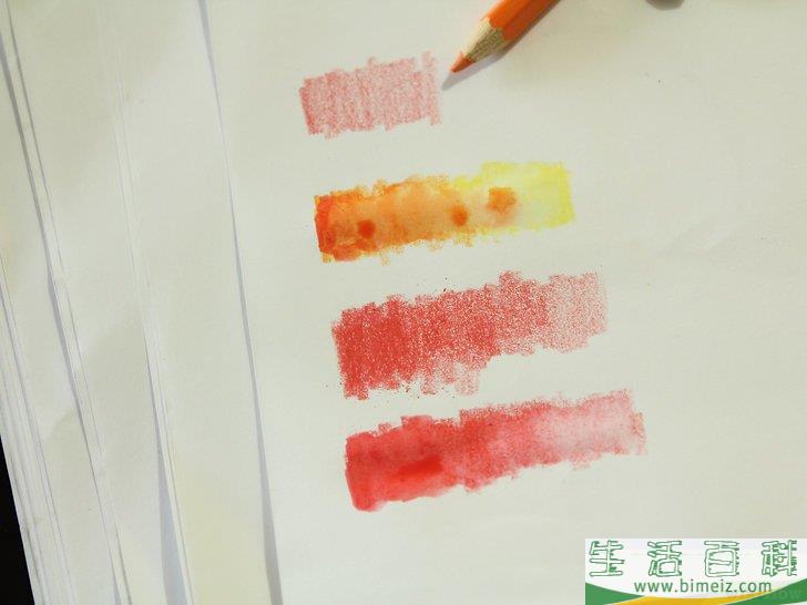 怎么使用水彩铅笔
